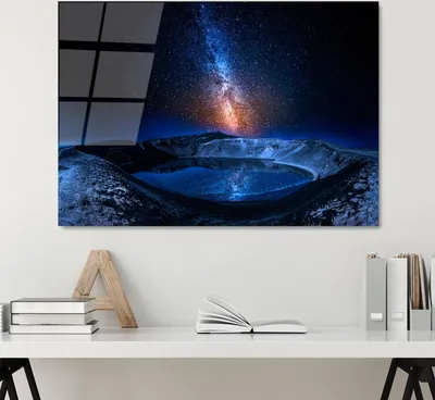 Produktbild von Wallity, UV-234 70 x 100, Dekorative Malerei aus gehärtetem Glas, 100 % gehärtetes Glas, Mehrfarbig, 70 x 100 cm