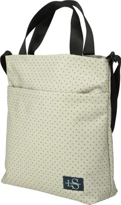 Produktbild von Damen Umhängetasche Koeba Grau mit Reißverschluss und verstellbarem Schultergurt, 30x35x12 cm