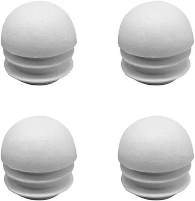 Immagine prodotto di Piastre di protezione per i piedi in resistente materiale PE - 40 mm - Bianco