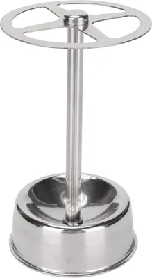 Immagine prodotto di Portaspazzolino in acciaio inox - elegante e multifunzionale - 1 pezzo - argento