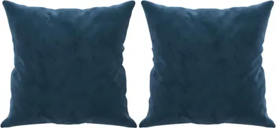 Obrázok produktu pre vidaXL Dekoračný vankúš 2 ks Modrý 40x40 cm Zamatový