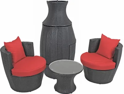 Produktbild von Club-Set LINZ, Kunststoffgeflecht