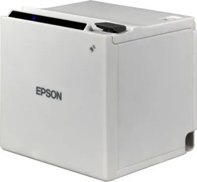 Produktbild von Epson TM-m30II-NT (151): USB + Ethernet + NES + Lightning, White, PS, EU, Thermodirekt, POS-Drucker, 203 x 203 DPI, 250 mm/sek, 250 mm/sek, Text, Grafik, Barcode