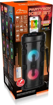Produktbild von PARTYBOX KEG BT MT3165 V2.0 tragbarer Bluetooth-Lautsprecher