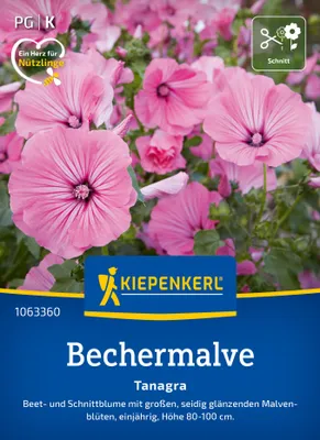 Produktbild von Kiepenkerl Bechermalvensamen Tanagra Lavatera trimestris 40 Pflanzen