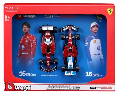 Zdjęcie produktu dla Ferrari Formula (Without Helmet & Plastic Stand) - BBurago