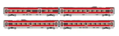 Produktbild von Arnold 4-tlg. Set Zwischenwagen Frecciarossa ETR 1000, Ep. VI FS Trenitalia