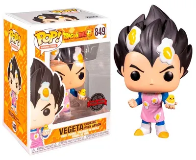 Image de Figurine POP Dragon Ball Super Vegeta Cuisinant avec Tablier Exclusif