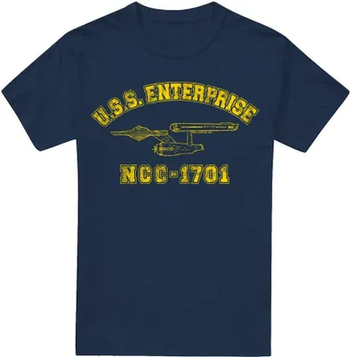 Obrázek produktu pro Star Trek - Pánské tričko "Enterprise Athletic" TV5831 (XXL) (Námořnická modrá)