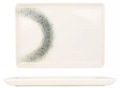 Produktbild von Kütahya Porselen Servierschale - Black Ice - Porzellan - 30x22 cm