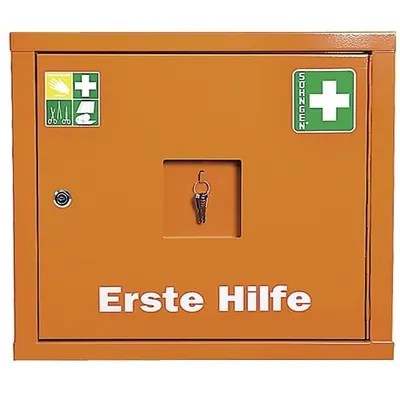 Immagine prodotto di Söhngen Verbandschrank Juniorsafe 1-türig ohne Inhalt, mit Sicherheitsschloss