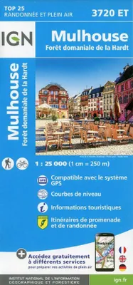 Immagine prodotto di Mulhouse.Forêt Domaniale de la Hardt 1:25 000