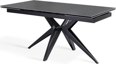 Produktbild von Match 2 - Ausziehbarer Tisch (160/240 x 90 cm) aus schwarzer Keramik