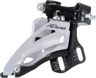 Image de SHIMANO FD-M3120-E dérailleur 'ALIVIO', 2x9 vitesses, Side Swing, 34,9 mm, 66-69°, E-Type, noir/argenté