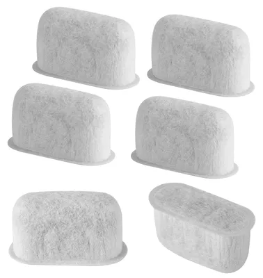 6er-Pack Aktivkohle-Wasserfilter für Kaffeemaschinen, 4,8x2,5 cm