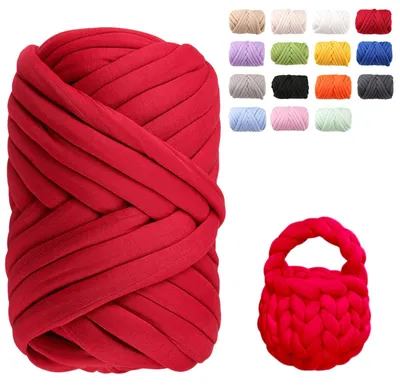 Produktbild von Dicke Chenille Wolle 500g 25m zum Handarbeiten