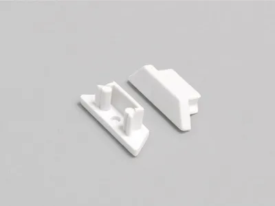 Produktbild von Endkappen 2er Set Biegeprofil Typ C Weiß