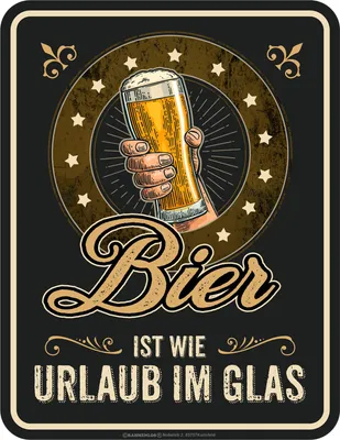 Produktbild von Bier - Magnete - Urlaub im Glas