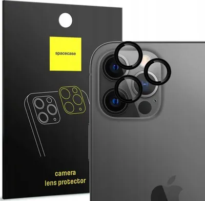 Produktbild von Spacecase Kamera-Ring iPhone 12 Pro Max schwarz