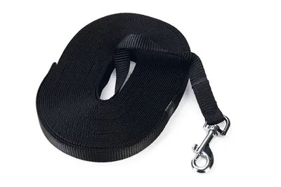 Produktbild von Karlie Art Sportiv Plus Schleppleine - Hundeleinen - Nylon - Schwarz - 1000x1,5 cm