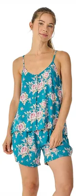 Produktbild von J&J Brothers Damen-Sommerpyjama mit kurzen Trägern JJB25