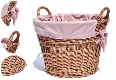 Produktbild von Sklep Wiklinowy Dekokorb 40 cm Natur