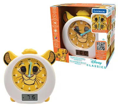 Imagen del producto de Despertador educativo Simba El Rey León Lexibook RLT100AN