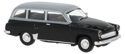 Produktbild von Brekina 27191 - 1/87 Wartburg 311 Kombi, schwarz/grau, 1959 - Neu