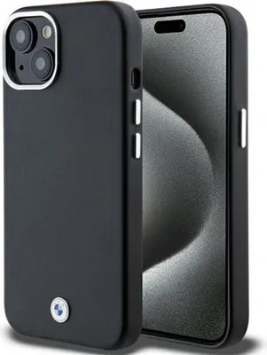Produktbild von Etui Bmw Unterschrift gewickelt Metall Magsafe Na Iphone 15 / 14 / 13 - Czarne