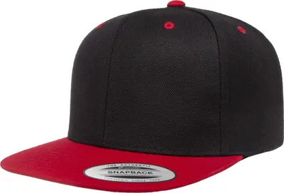 Produktbild von Flexfit Uni Snapback-Kappe zweifarbig PC3710 (Einheitsgröße) (Schwarz/Rot)