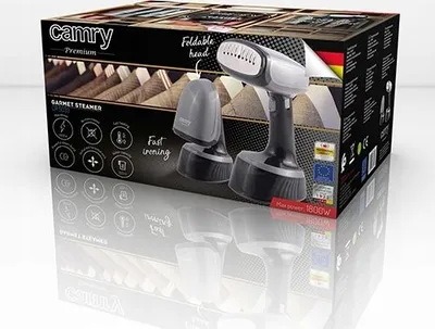 Immagine prodotto di Camry Garment Steamer CR 5033 Apparecchio portatile, 1800 W, 0,35 L, nero