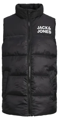 Obrázok produktu pre Jack & Jones 12236914_2161_1067642_164, Vesta, Uni, Dospelý, Zips, Polyester, Čierna