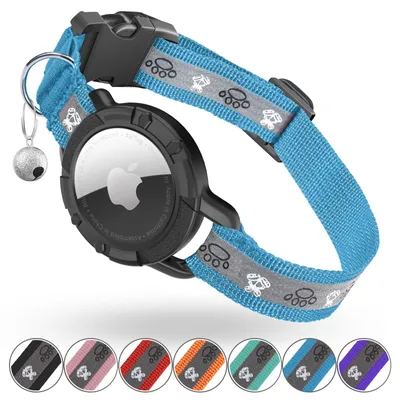 Productafbeelding van Reflecterende AirTag-halsband voor katten, geïntegreerde katten-tracker halsband met