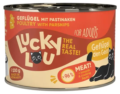 Produktbild von Lucky Lou Lifestage Adult Geflügel 6x 200 g