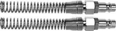 Produktbild von Schnellkupplung M Mit Feder Für Schlauch 6X10Mm 2 Stück / Yt-24103 / Yato