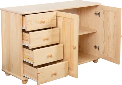 Produktbild von Massivholzkommode natur