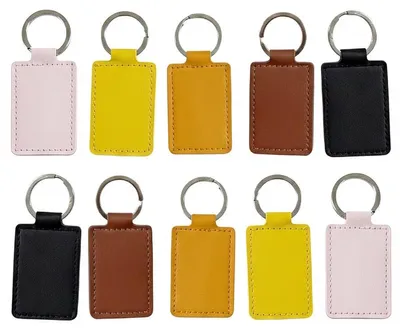 10 DIY Leder Schlüsselanhänger für Lasergravur, personalisierte Geschenke