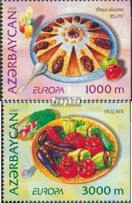 Produktbild von Briefmarken Aserbaidschan 2005 Mi 610Dr-611Dr (kompl.Ausg.) postfrisch Gastronomie