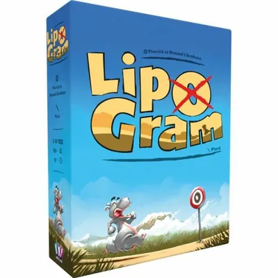Image de Jeu de société Lipogram - Asmodee - Devinez votre mot - Application e pour plus de niveaux de jeu