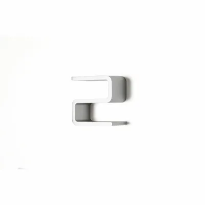 Produktbild von Authentics Entrance Hausnummer 2, Hauswand-Dekoration, Aluminium, Silber eloxiert, 80602