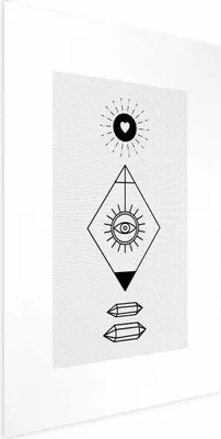 Produktbild von Posterpapier Poster - Symbols 60x90 cm Text n-C-0200-ao-a