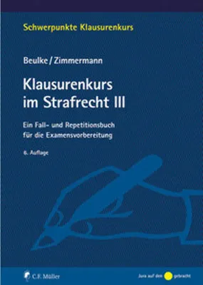 Obrázok produktu pre Klausurenkurs im Strafrecht III