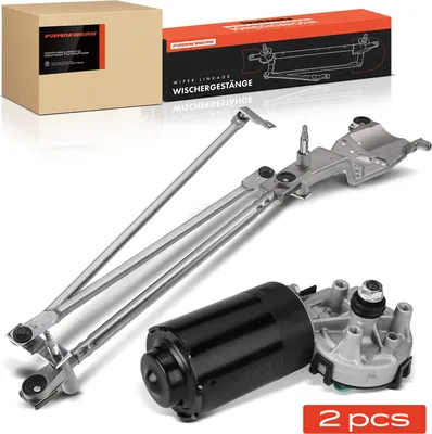 Productafbeelding van Frankberg 1x Ruitenwissermotor+1x Ruitenwisser Mechanisme Voor voor Ford Focus DAW DBW DFW DNW