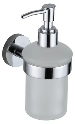 Produktbild von Seifenspender, Chrom, Glas