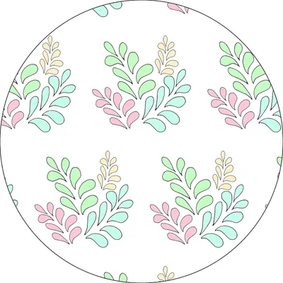 Runde Mauspad, bedruckt, rutschfest, Ø 22 cm