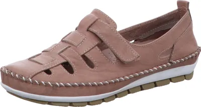 Produktbild von Gemini Damen Slipper Leder Flechtoptik Klettverschluss 382334-01, Größe:40 EU, Farbe:Beige