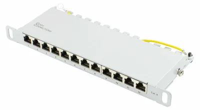 Immagine prodotto di Good Connections Patchpanel 10"Cat. 6  12-P. 0,5HE lichtgr.