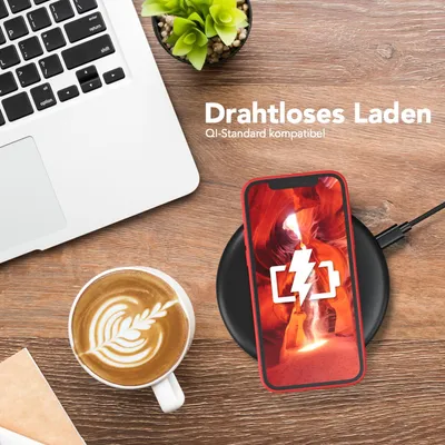 Produktbild von EAZY CASE - TPU Hülle für Apple iPhone 12 Pro, TPU Case stoßfeste Handyhülle, weiches Cover mit Kameraschutz, Silikonhülle in Rot