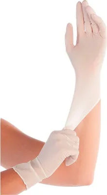 Image de Hygostar 26811 Synthetikhandschuhe Elastic weiß Gr. 9/L puderfrei