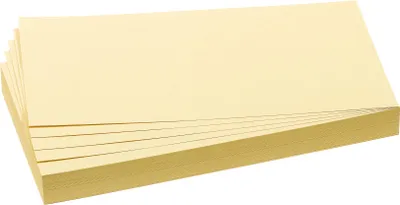Produktbild von Franken UMZ 1020 04, Rechteck, Gelb, Papier, 95 mm, 205 mm, 500 Blätter